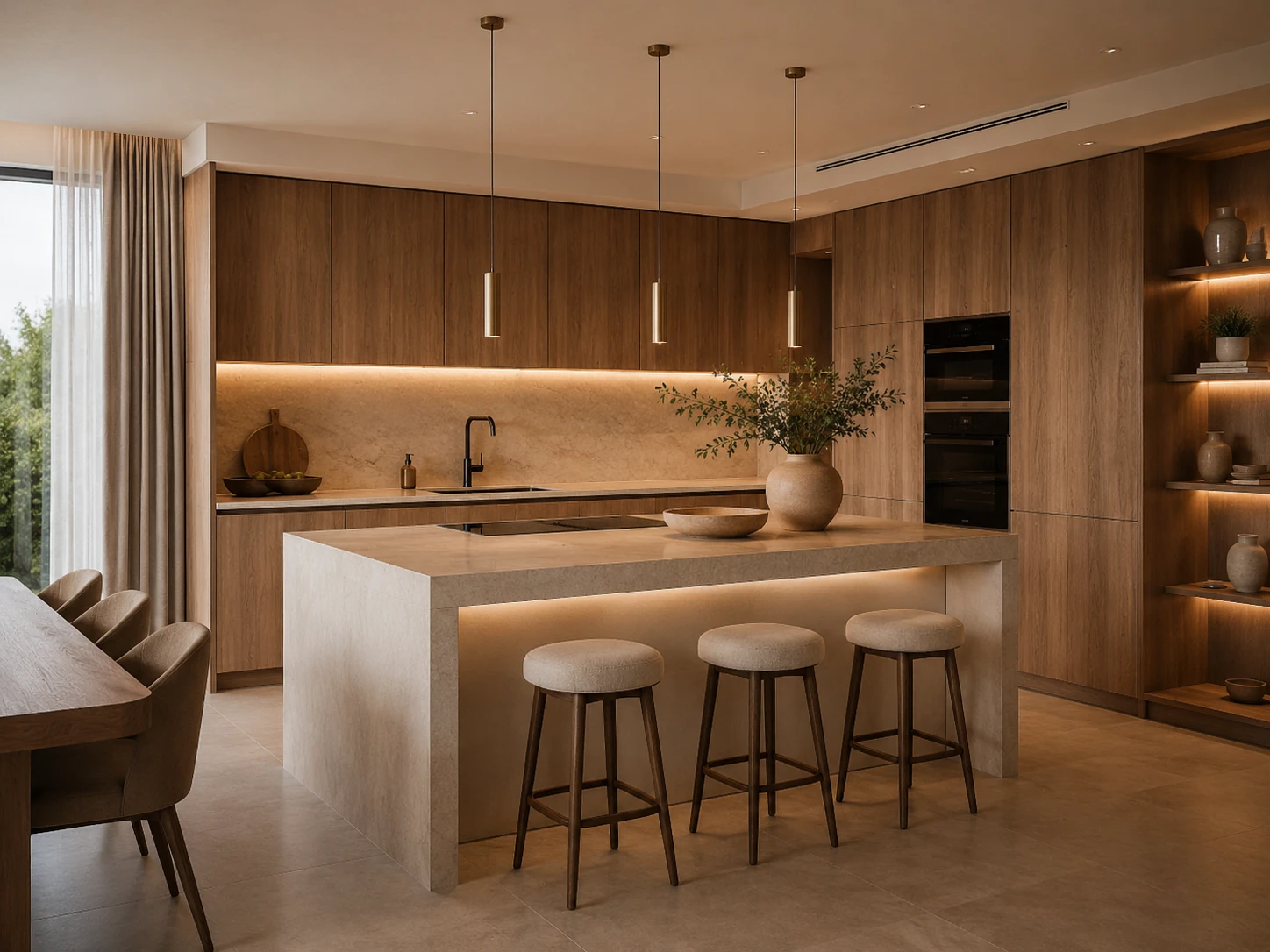 Кухни под дерево Ramina Home