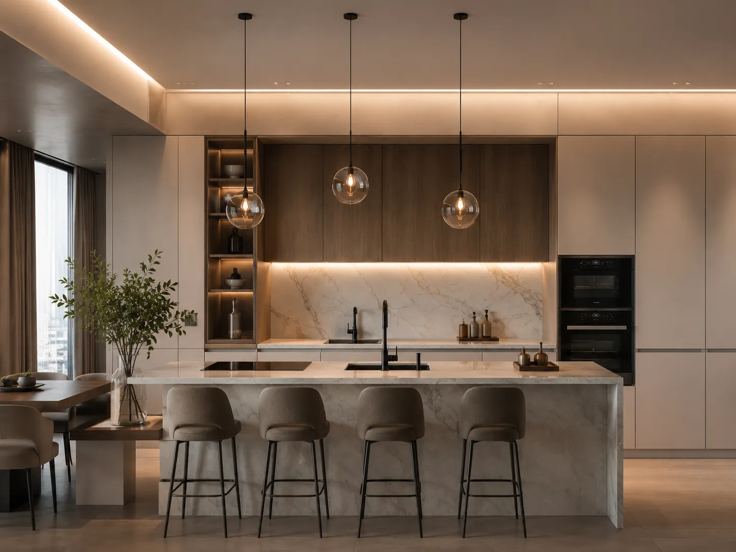 Кухни с островом Ramina Home